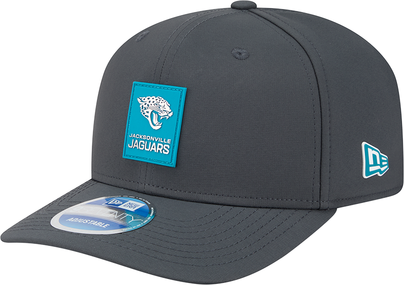 Jacksonville Jaguars 2025 Sideline Cold Weather Steel Clouds 9SEVENTY Stretch-Snap Hat