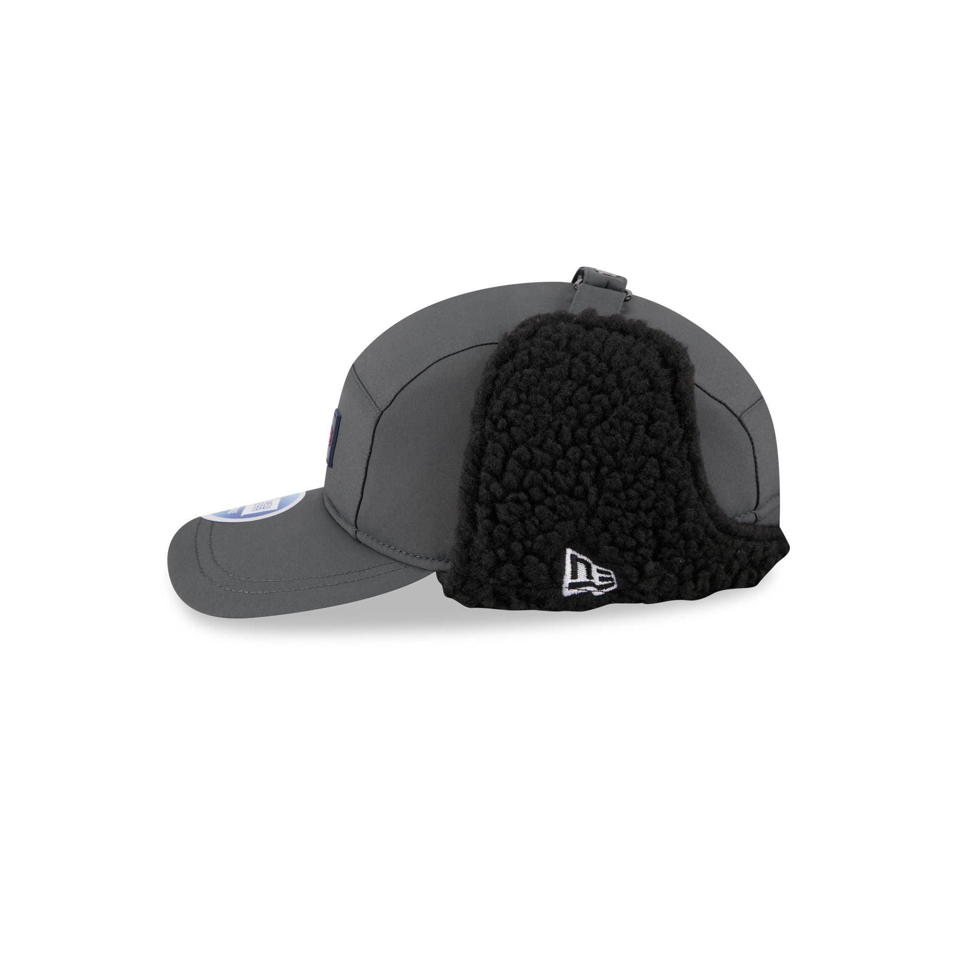 Chicago Bears 2025 Sideline Cold Weather Steel Clouds Runner Dogear Adjustable Hat