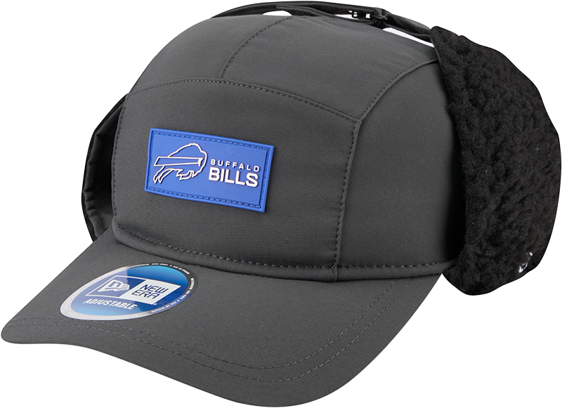 Buffalo Bills 2025 Sideline Cold Weather Steel Clouds Runner Dogear Adjustable Hat