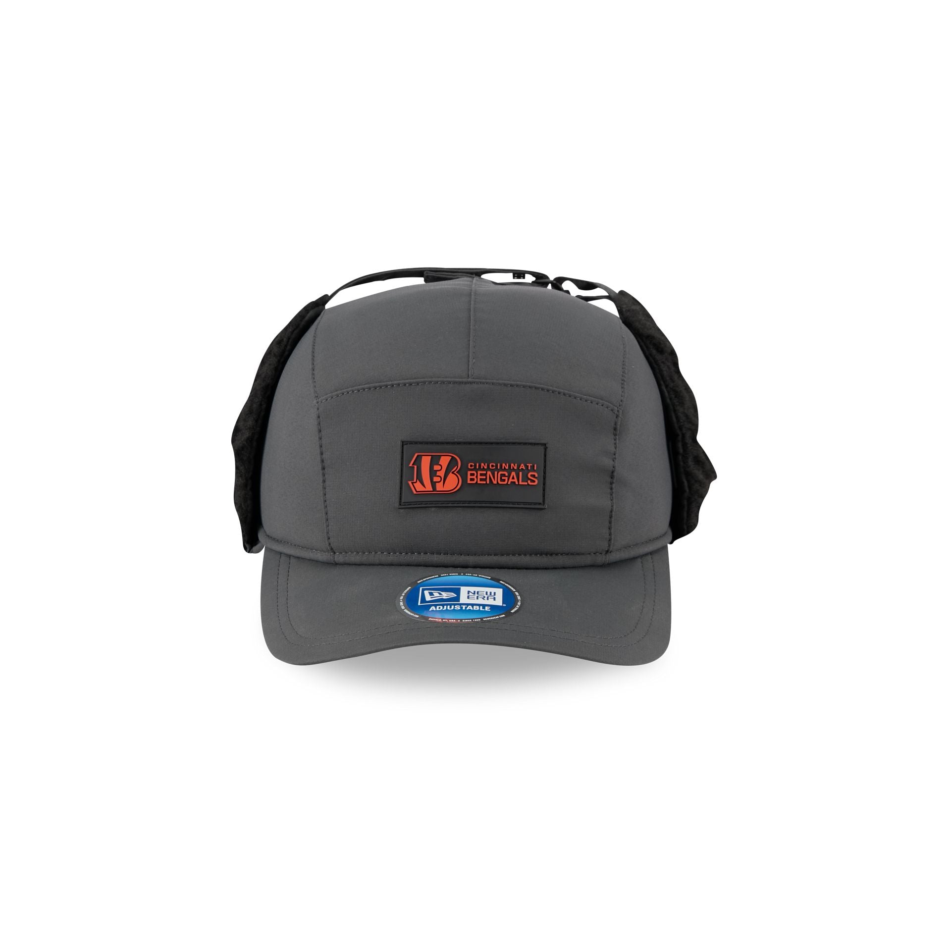 Cincinnati Bengals 2025 Sideline Cold Weather Steel Clouds Runner Dogear Adjustable Hat