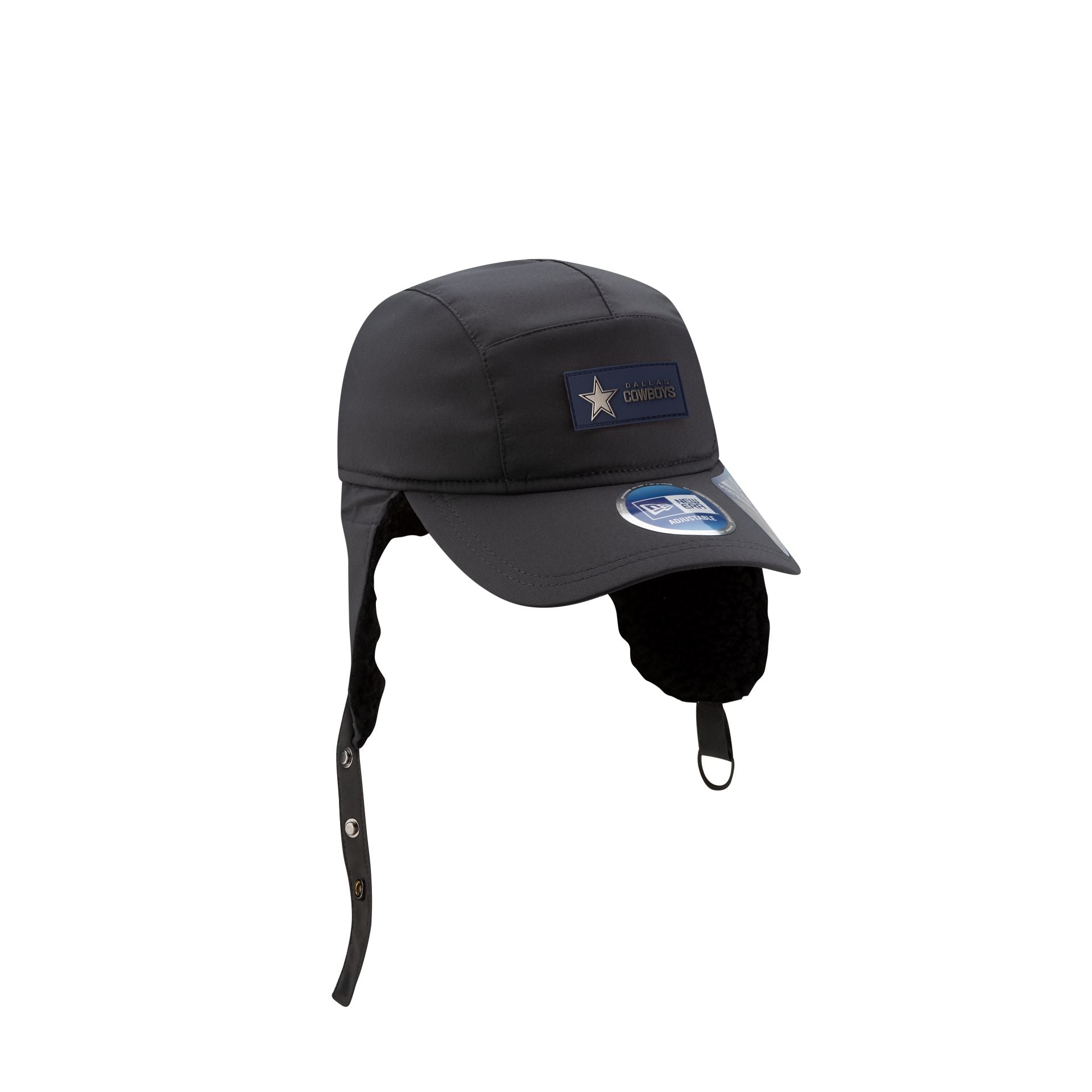 Dallas Cowboys 2025 Sideline Cold Weather Steel Clouds Runner Dogear Adjustable Hat