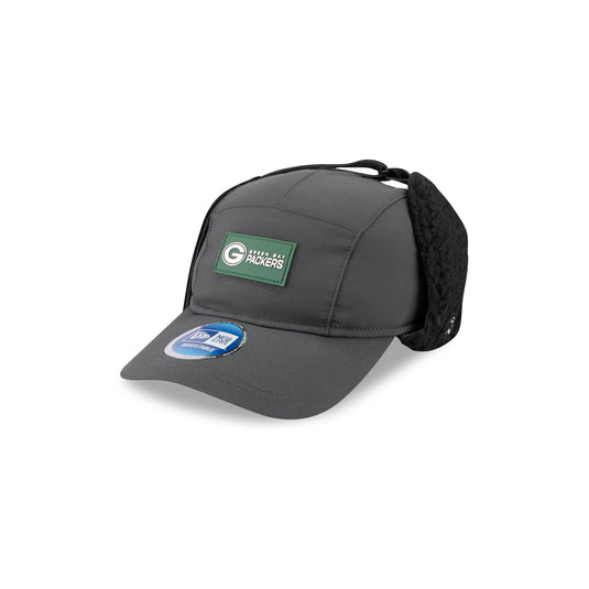 Green Bay Packers 2025 Sideline Cold Weather Steel Clouds Runner Dogear Adjustable Hat - New Era Cap