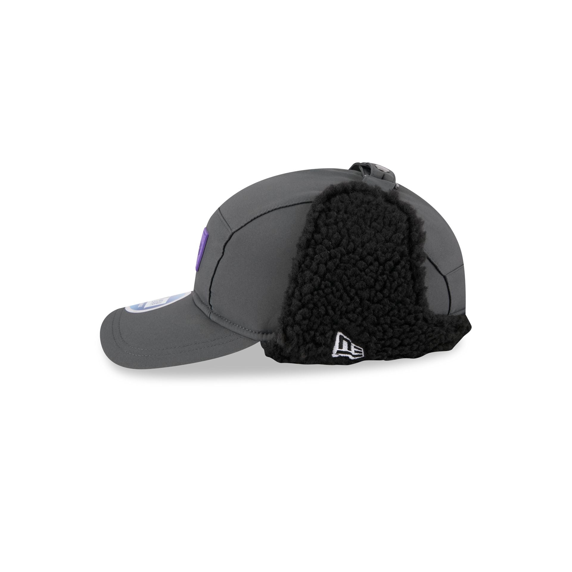 Minnesota Vikings 2025 Sideline Cold Weather Steel Clouds Runner Dogear Adjustable Hat