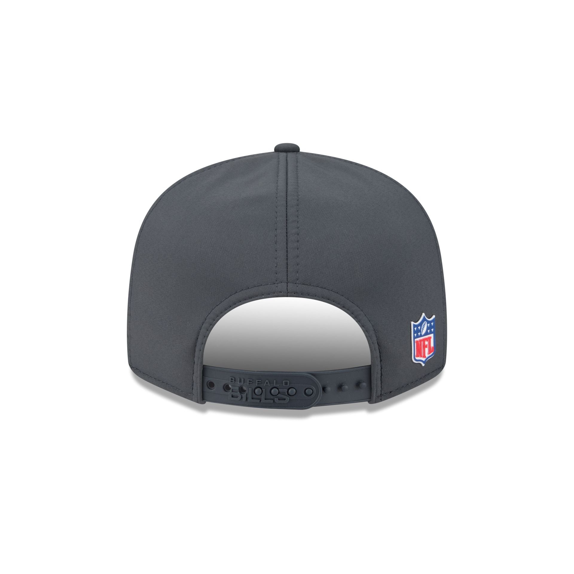 Buffalo Bills 2025 Sideline Cold Weather Steel Clouds Split Panel 9FIFTY Snapback Hat