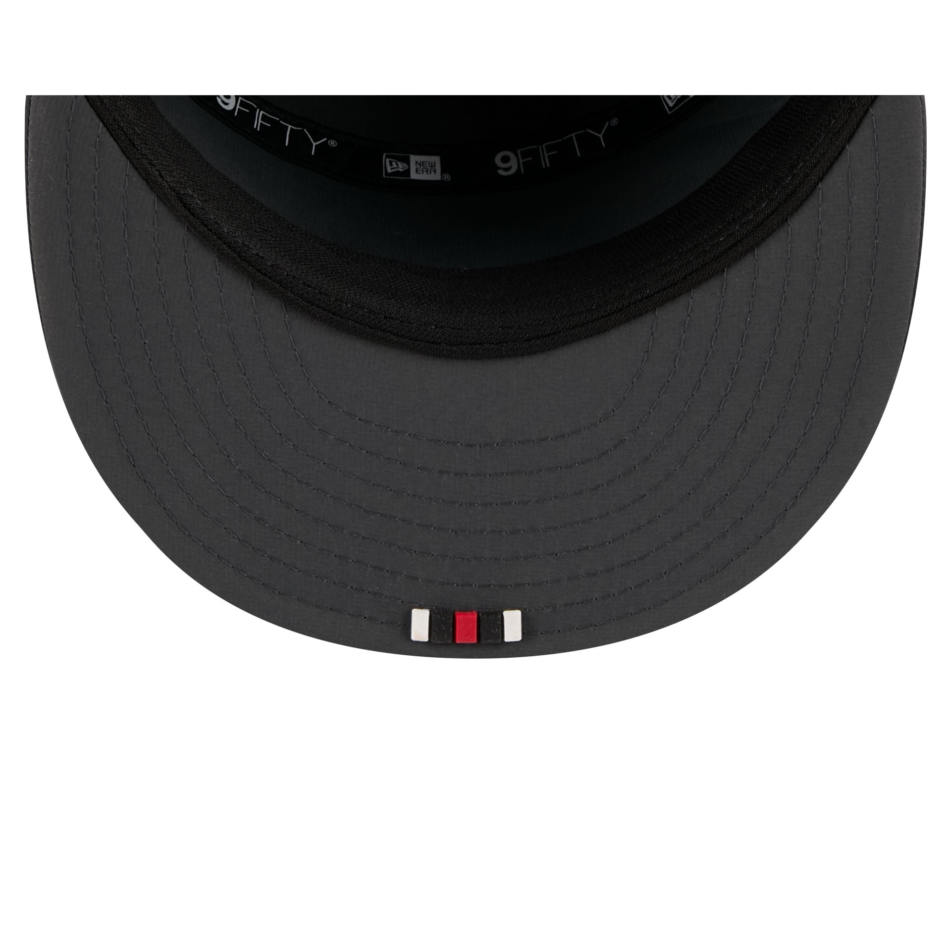 Atlanta Falcons 2025 Sideline Cold Weather Steel Clouds Split Panel 9FIFTY Snapback Hat