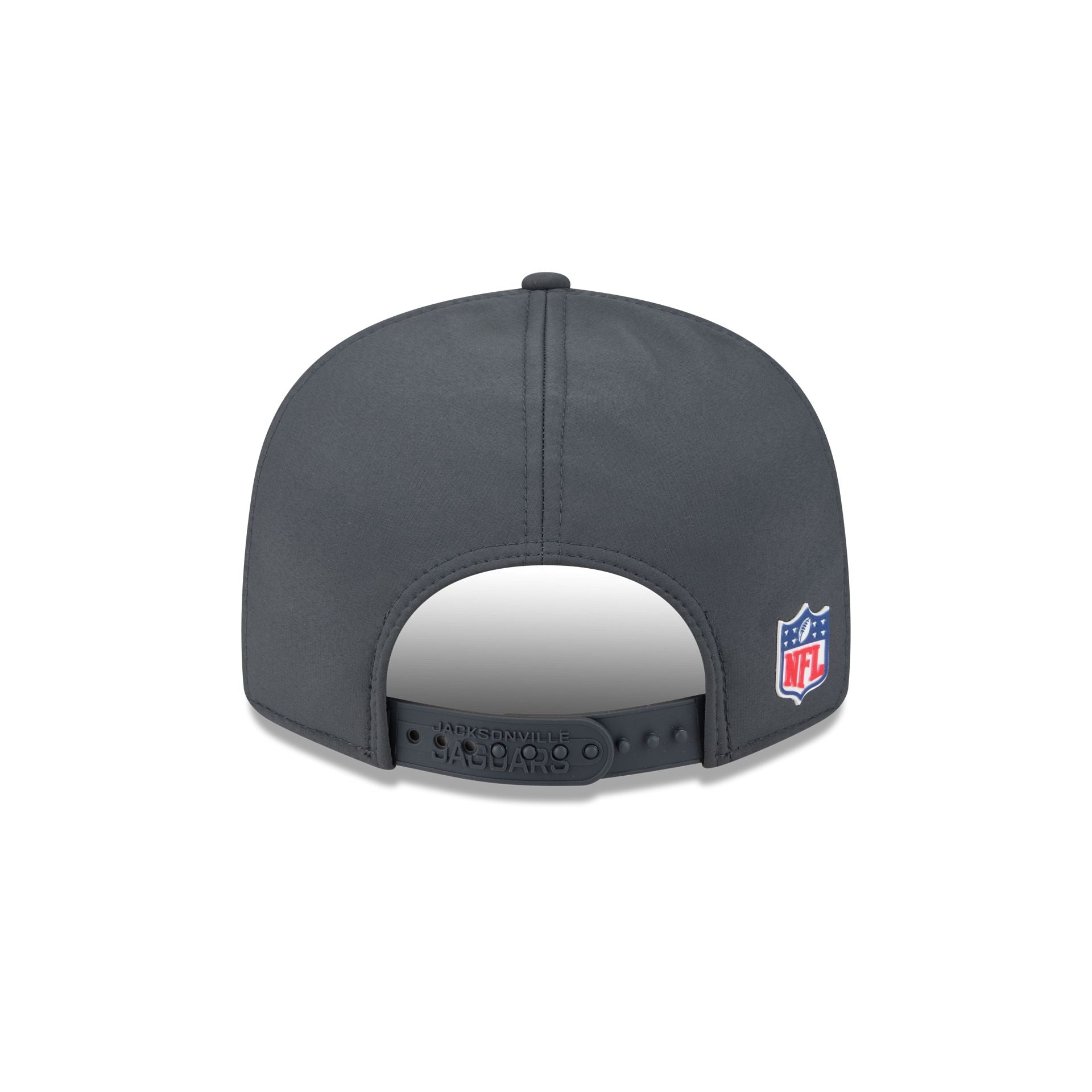Jacksonville Jaguars 2025 Sideline Cold Weather Steel Clouds Split Panel 9FIFTY Snapback Hat