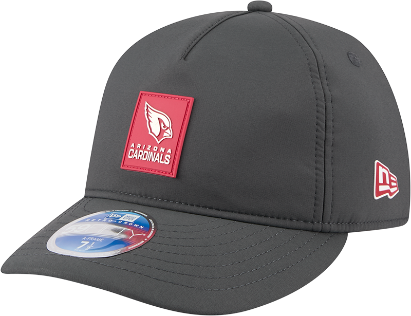 Arizona Cardinals 2025 Sideline Cold Weather Steel Clouds Retro Crown 59FIFTY A-Frame Fitted Hat