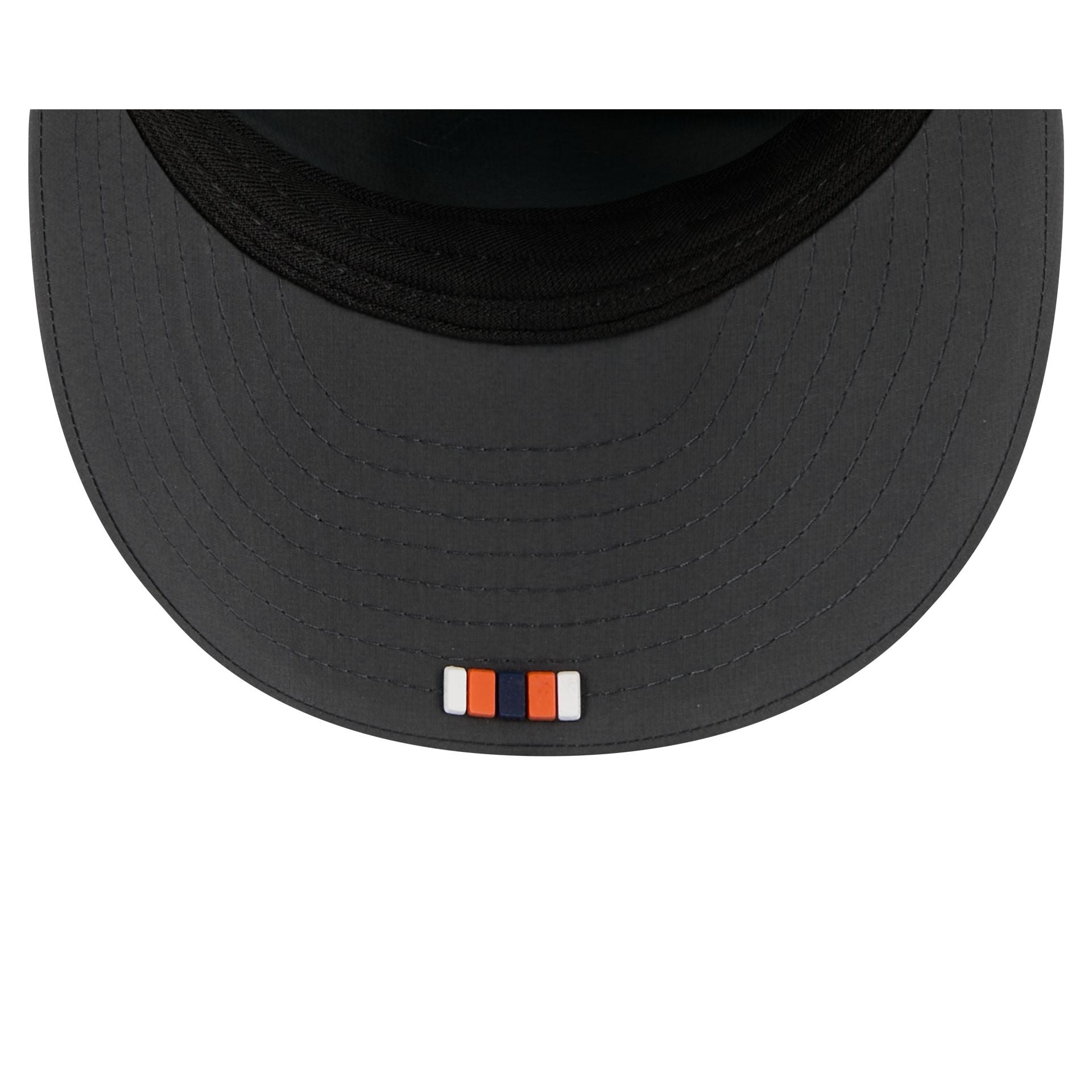 Denver Broncos 2025 Sideline Cold Weather Steel Clouds Retro Crown 59FIFTY A-Frame Fitted Hat