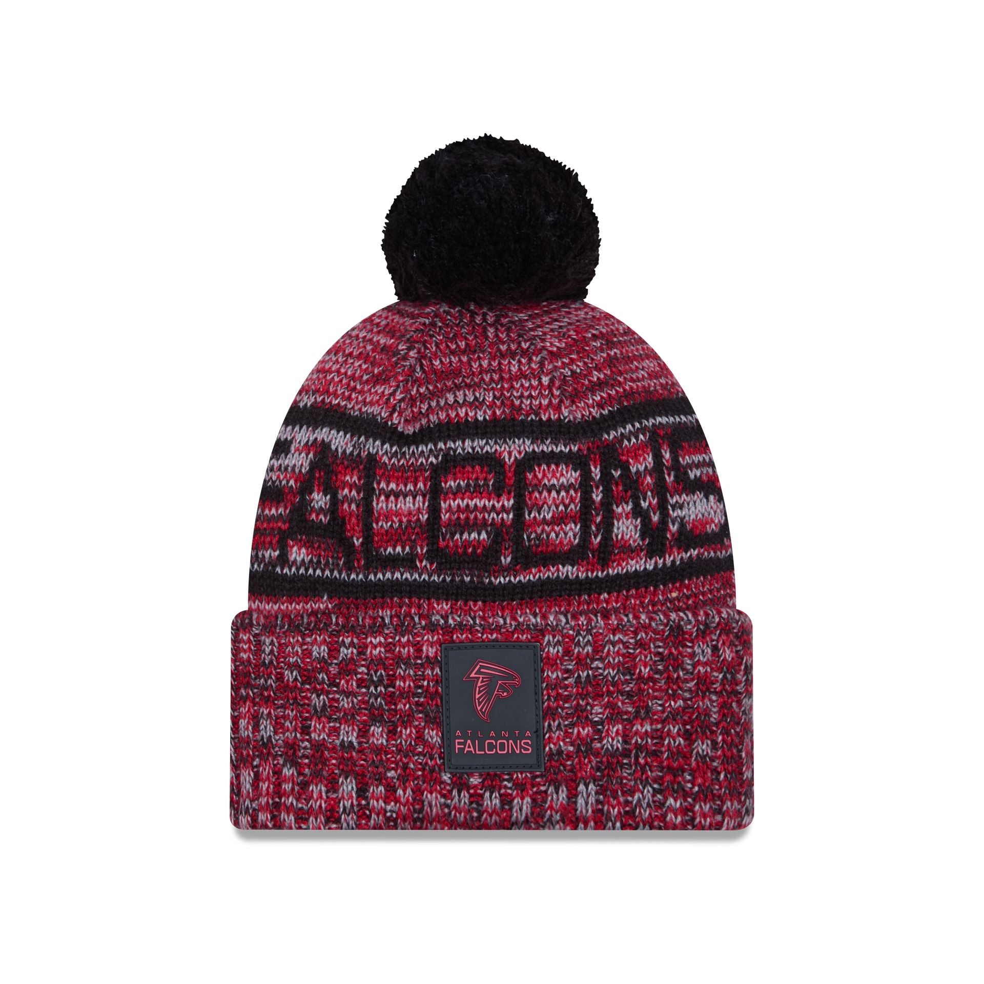 Atlanta Falcons 2025 Sideline Cold Weather Pom Knit Hat