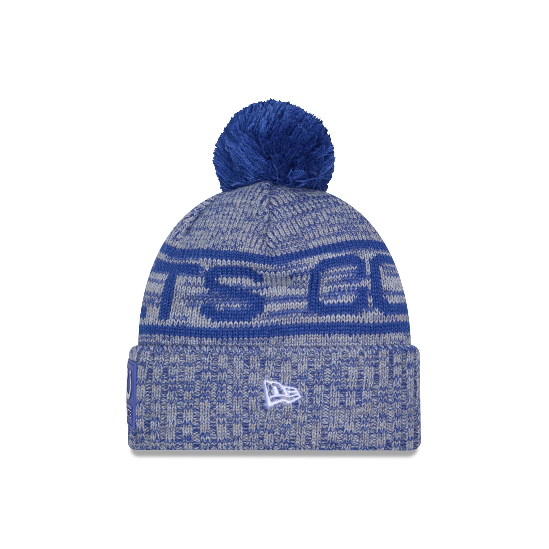 Indianapolis Colts 2025 Sideline Cold Weather Pom Knit Hat