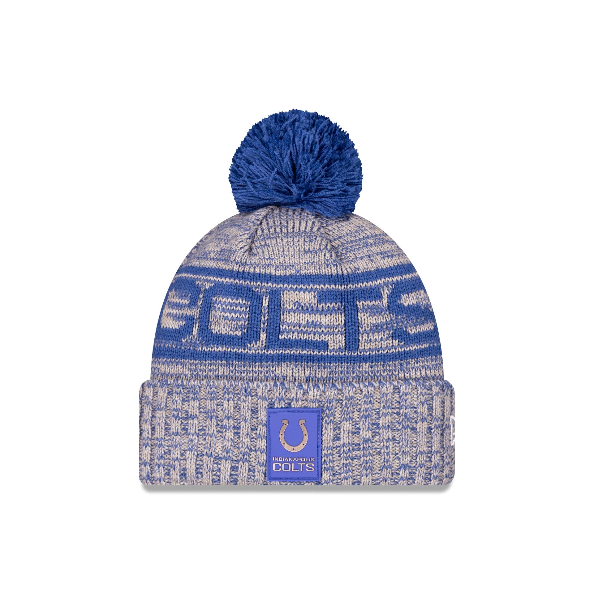 Indianapolis Colts 2025 Sideline Cold Weather Pom Knit Hat