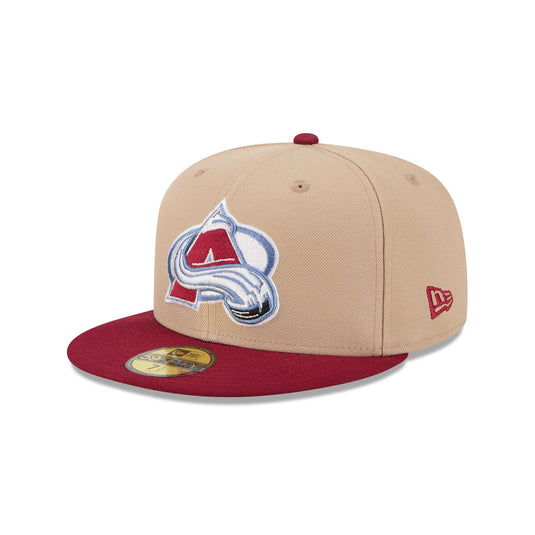 Colorado Avalanche Camel 59FIFTY Fitted Hat - New Era Cap