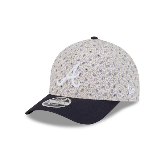 Atlanta Braves Micro Print 9FORTY M-Crown A-Frame Adjustable Hat - New Era Cap