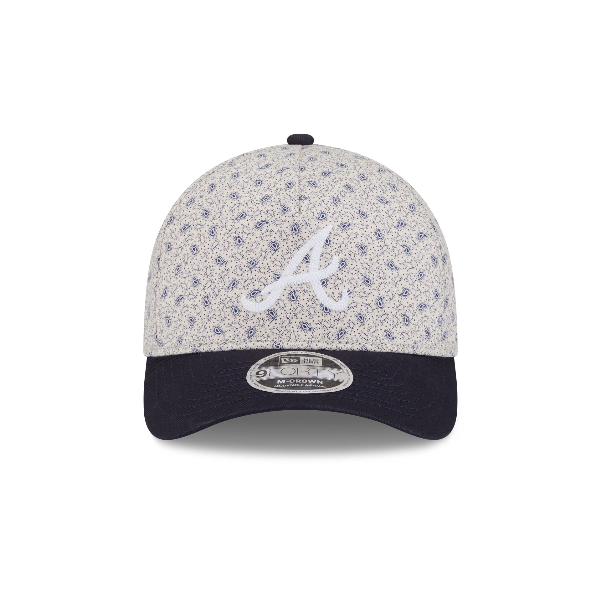 Atlanta Braves Micro Print 9FORTY M-Crown A-Frame Adjustable Hat