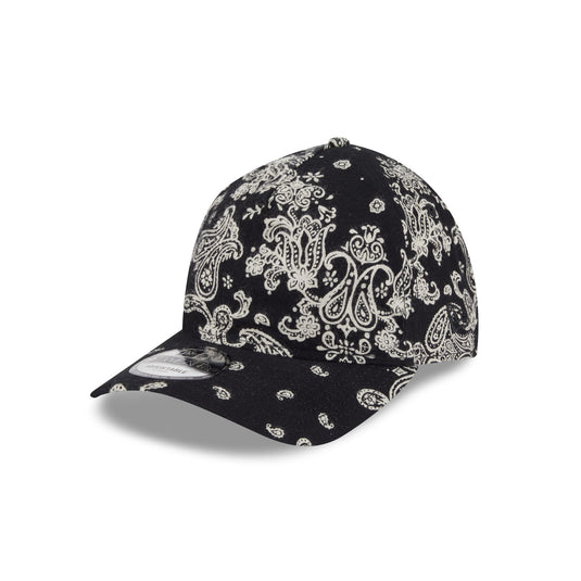 New Era Cap Black Paisley 9TWENTY A-Frame Strapback Hat - New Era Cap
