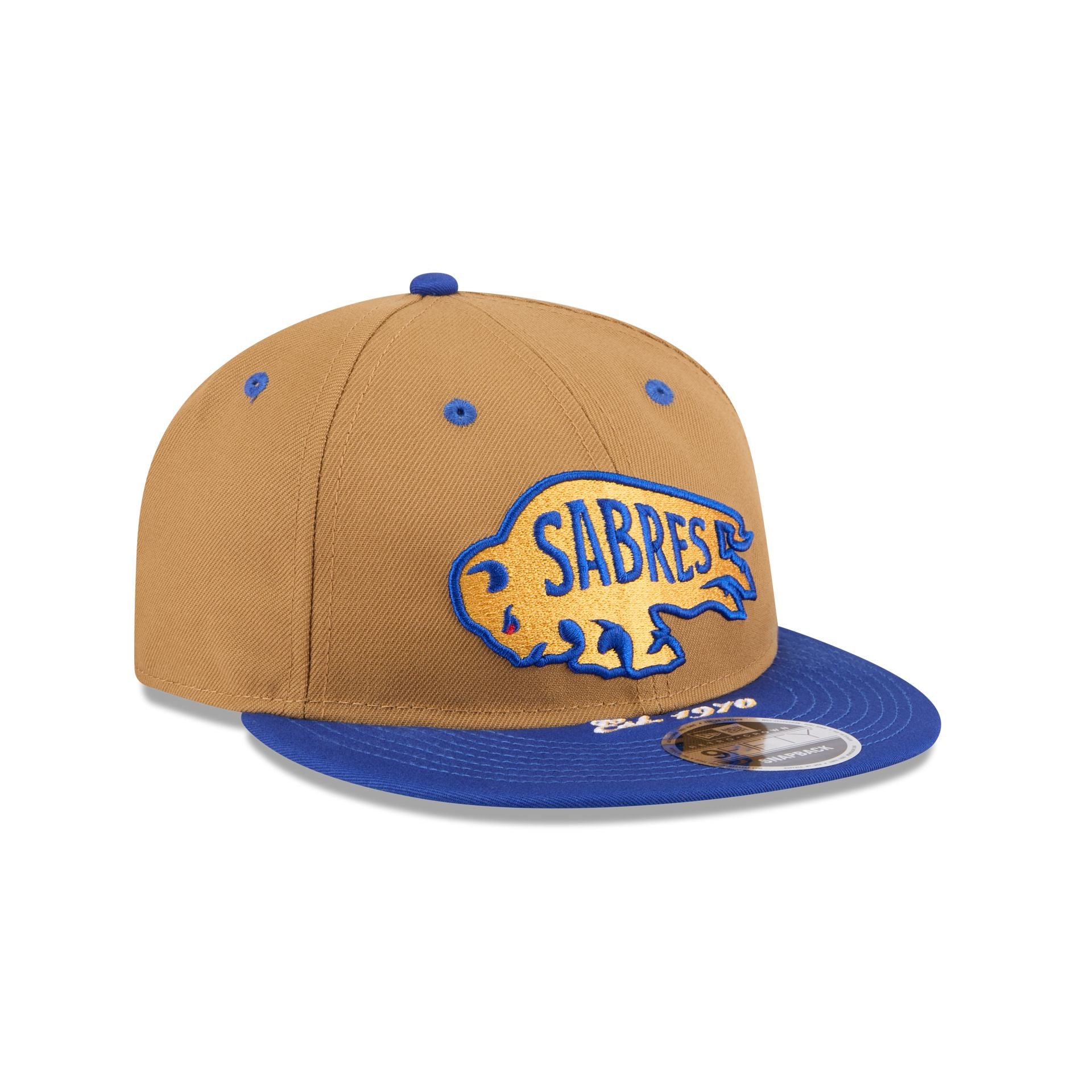 Buffalo Sabres Wheat Retro Crown 9FIFTY Snapback Hat