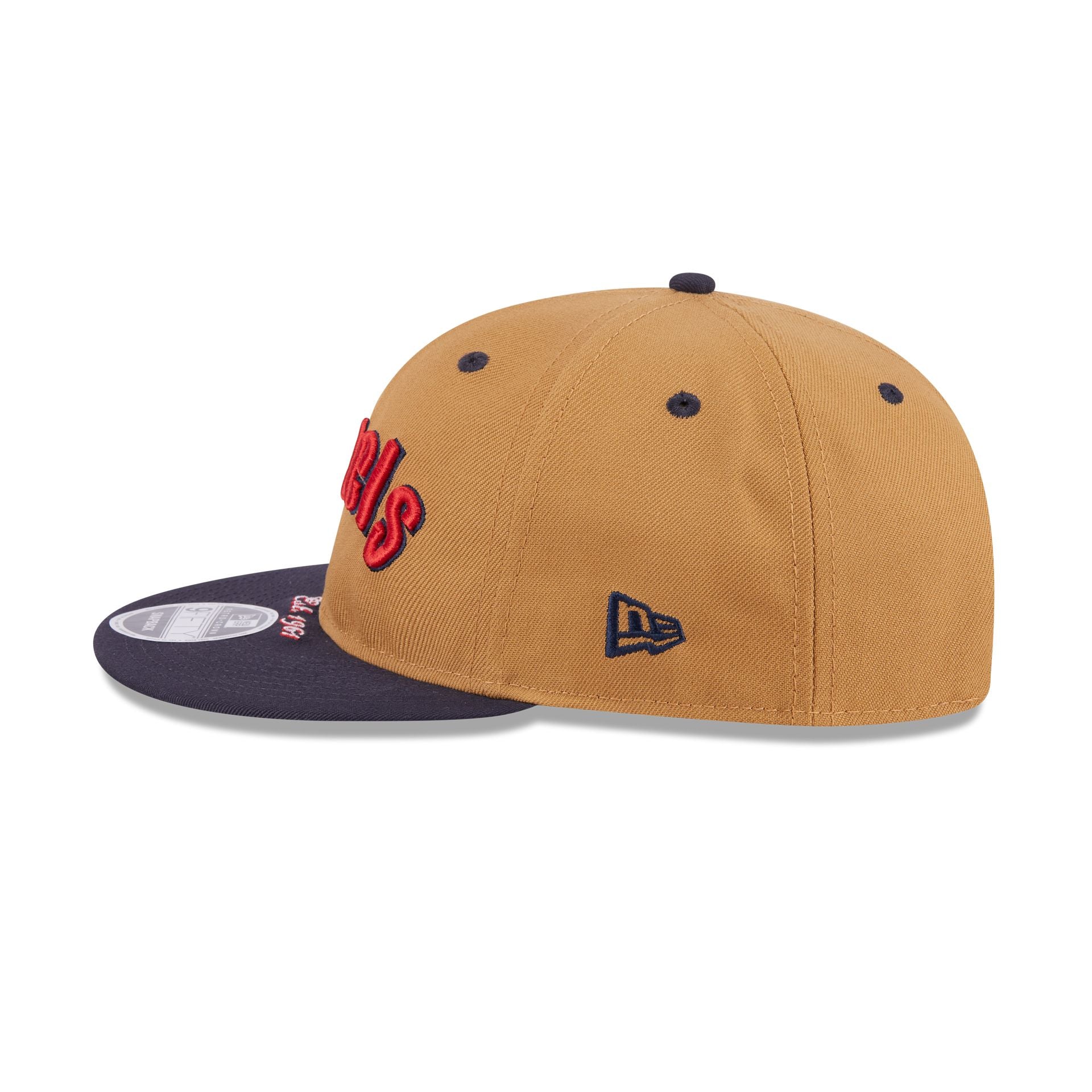 Los Angeles Angels Wheat Retro Crown 9FIFTY Snapback Hat
