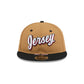 New Jersey Devils Wheat Retro Crown 9FIFTY Snapback Hat
