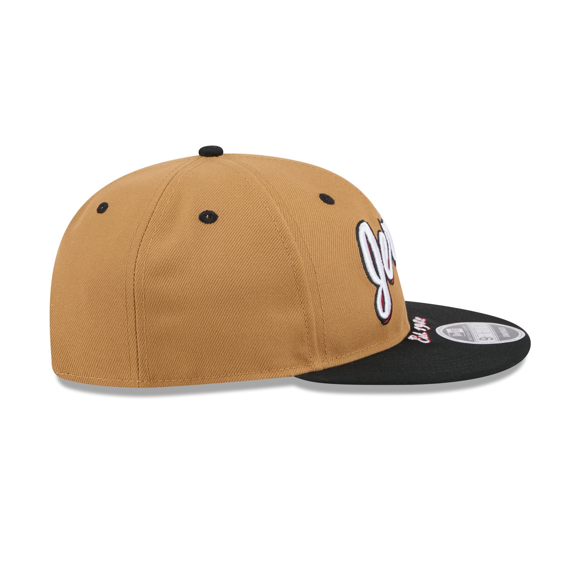 New Jersey Devils Wheat Retro Crown 9FIFTY Snapback Hat