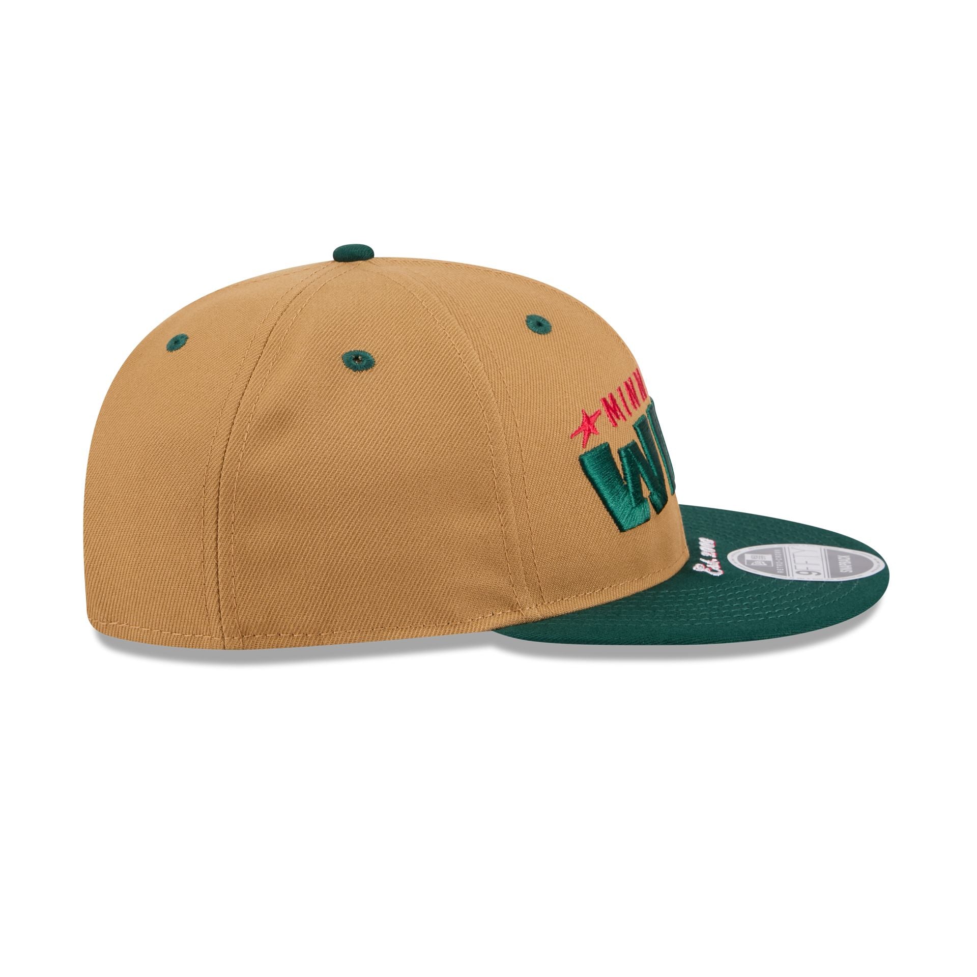 Minnesota Wild Wheat Retro Crown 9FIFTY Snapback Hat