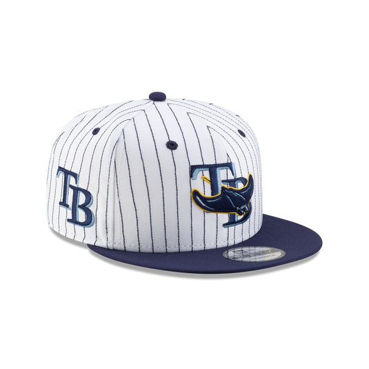 Tampa Bay Rays Deceptor Pinstripe 9FIFTY Snapback Hat - New Era Cap