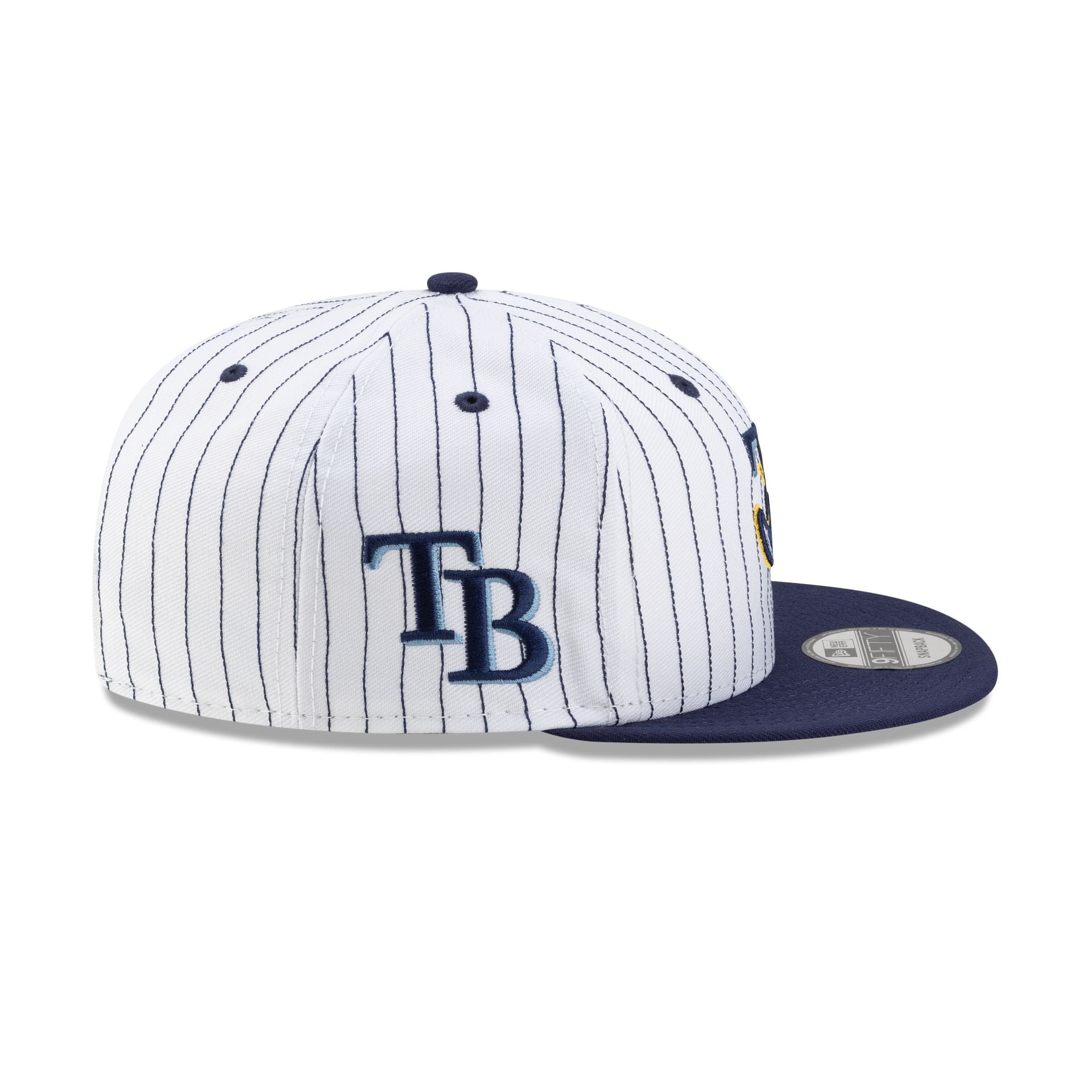 Tampa Bay Rays Deceptor Pinstripe 9FIFTY Snapback Hat