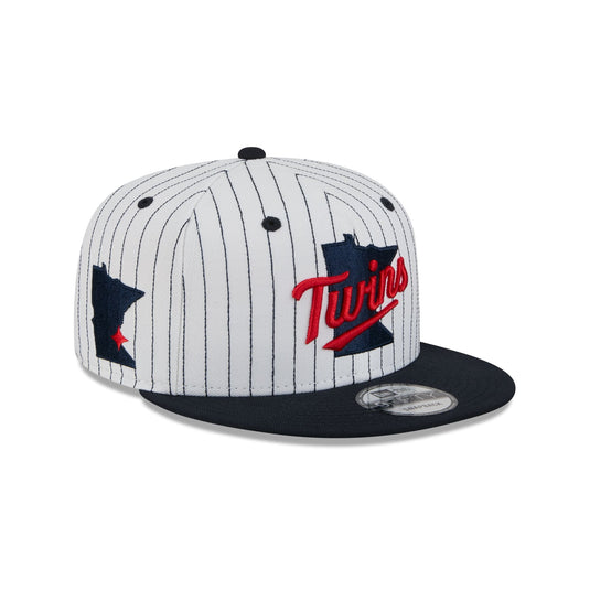 Minnesota Twins Deceptor Pinstripe 9FIFTY Snapback Hat - New Era Cap