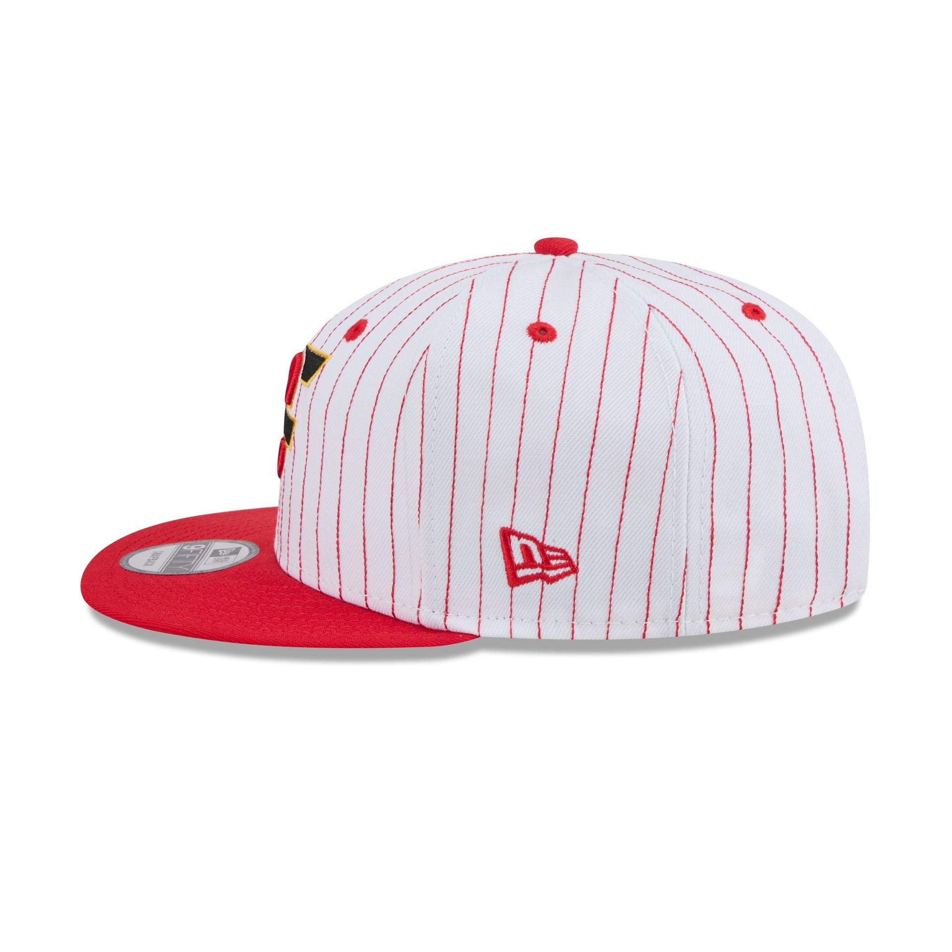 Calgary Flames Deceptor Pinstripe 9FIFTY Snapback Hat