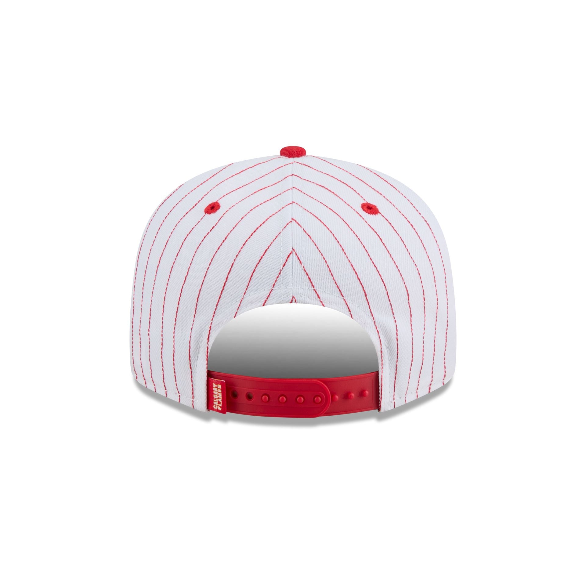 Calgary Flames Deceptor Pinstripe 9FIFTY Snapback Hat