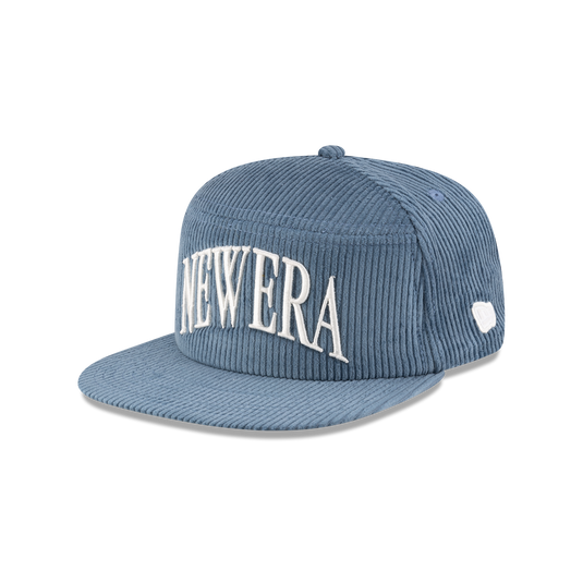 New Era Branded Paragon Corduroy Indigo Split Panel 9FIFTY Snapback Hat - New Era Cap