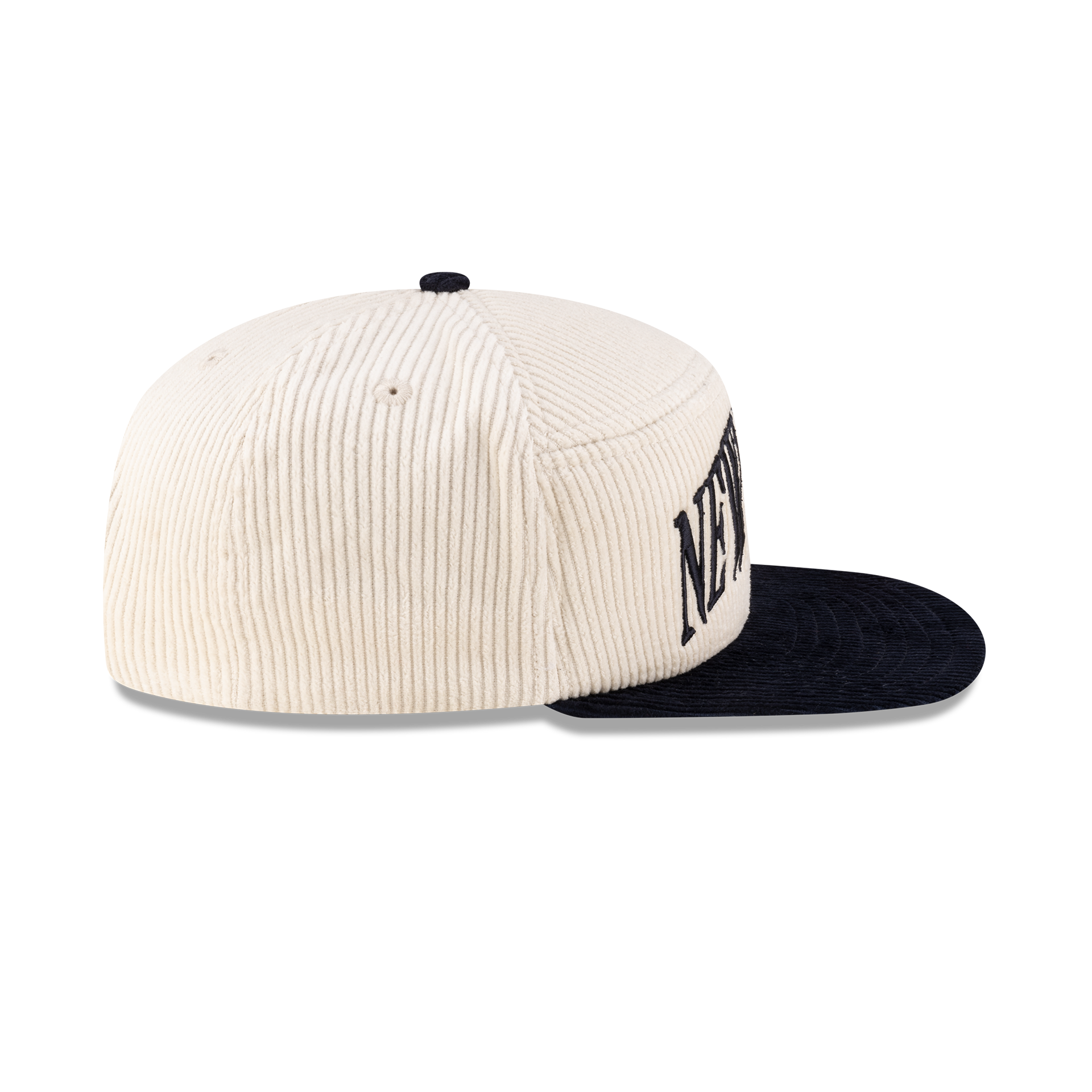 New Era Branded Paragon Corduroy Chrome White Split Panel 9FIFTY Snapback Hat