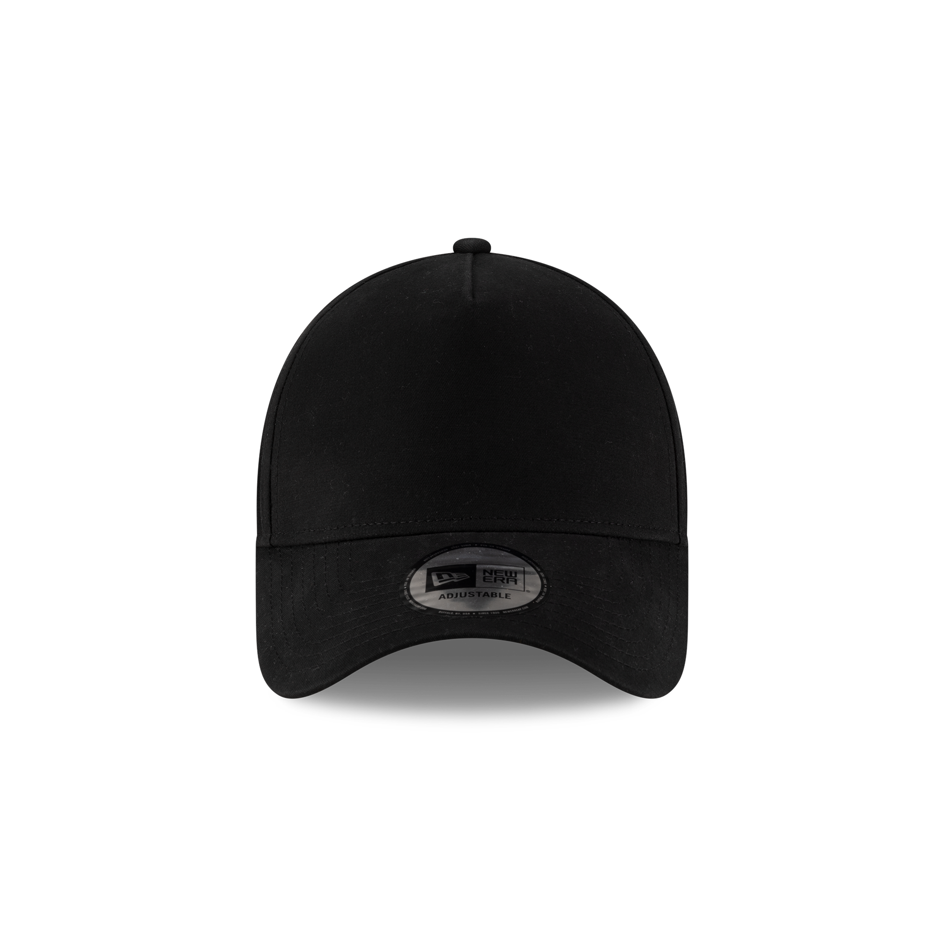 New Era Branded High Twist Black 9FORTY A-Frame Adjustable Hat