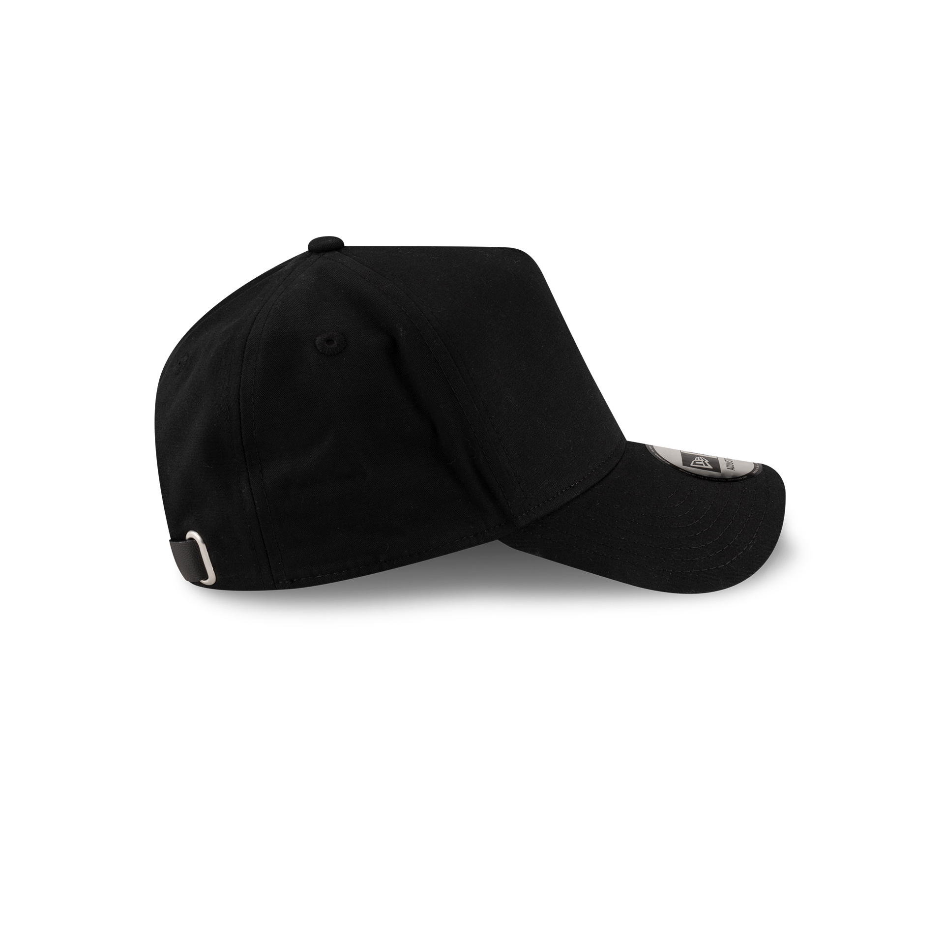 New Era Branded High Twist Black 9FORTY A-Frame Adjustable Hat