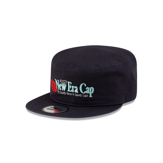 New Era Branded Navy Painter Elastic Back Hat - New Era Cap