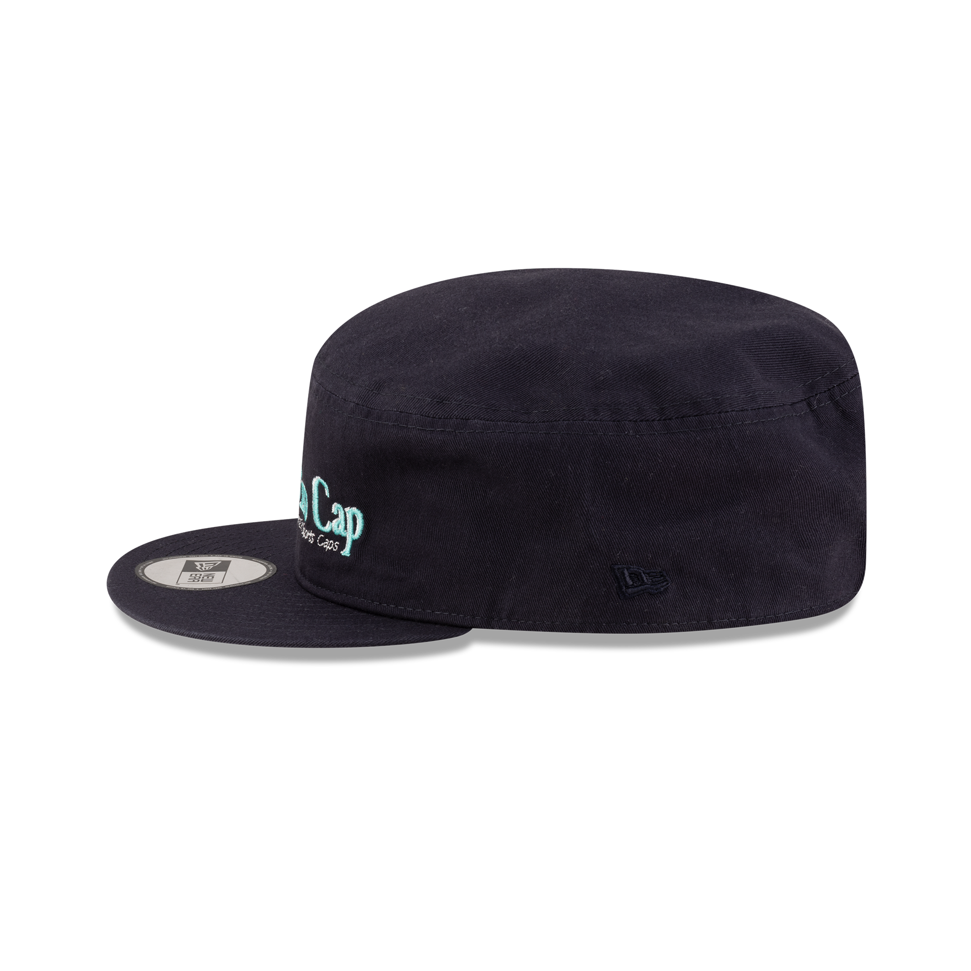 New Era Branded Navy Painter Elastic Back Hat
