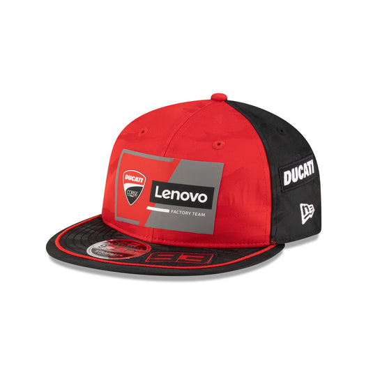 Ducati Lenovo Team MotoGP Marc Marquez Teamline Retro Crown 9FIFTY Strapback Hat - New Era Cap