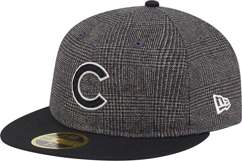 Chicago Cubs Plaid Retro Crown 59FIFTY Fitted Hat