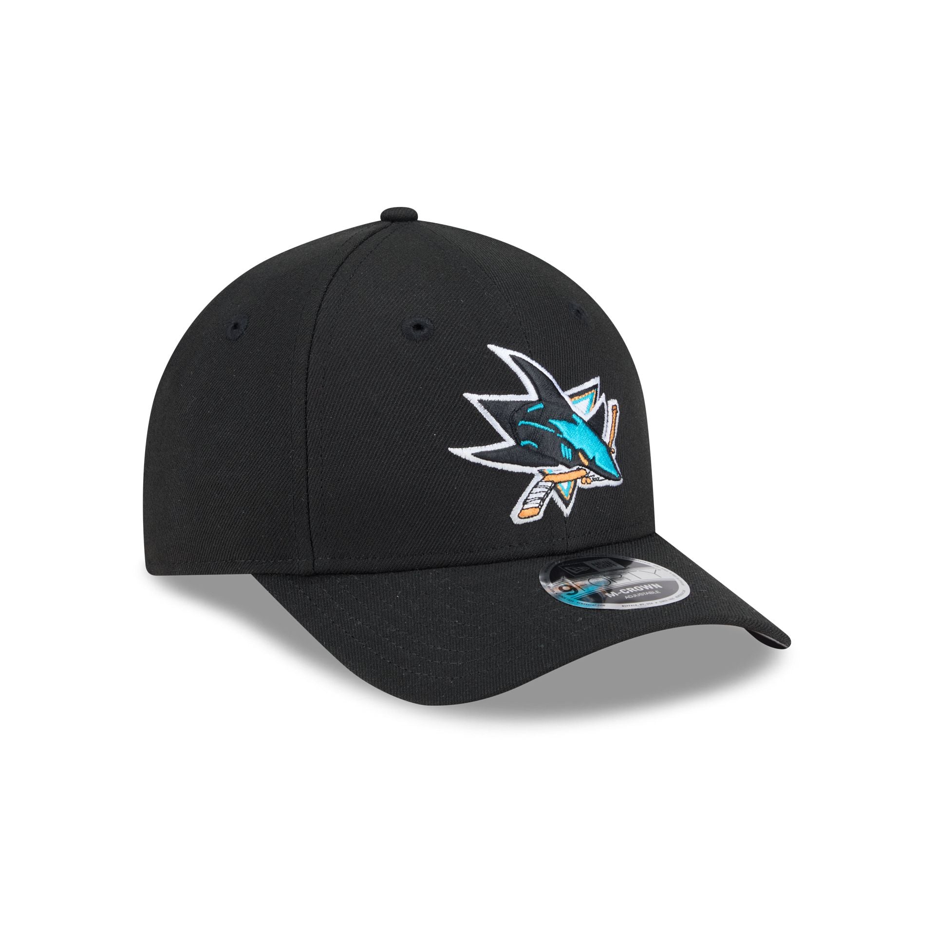 San Jose Sharks Team 9FORTY M-Crown Snapback Hat