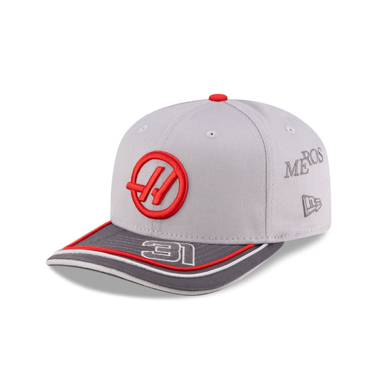 MoneyGram Haas F1 Team 200th Race Special Esteban Ocon 9SEVENTY Stretch-Snap Hat - New Era Cap