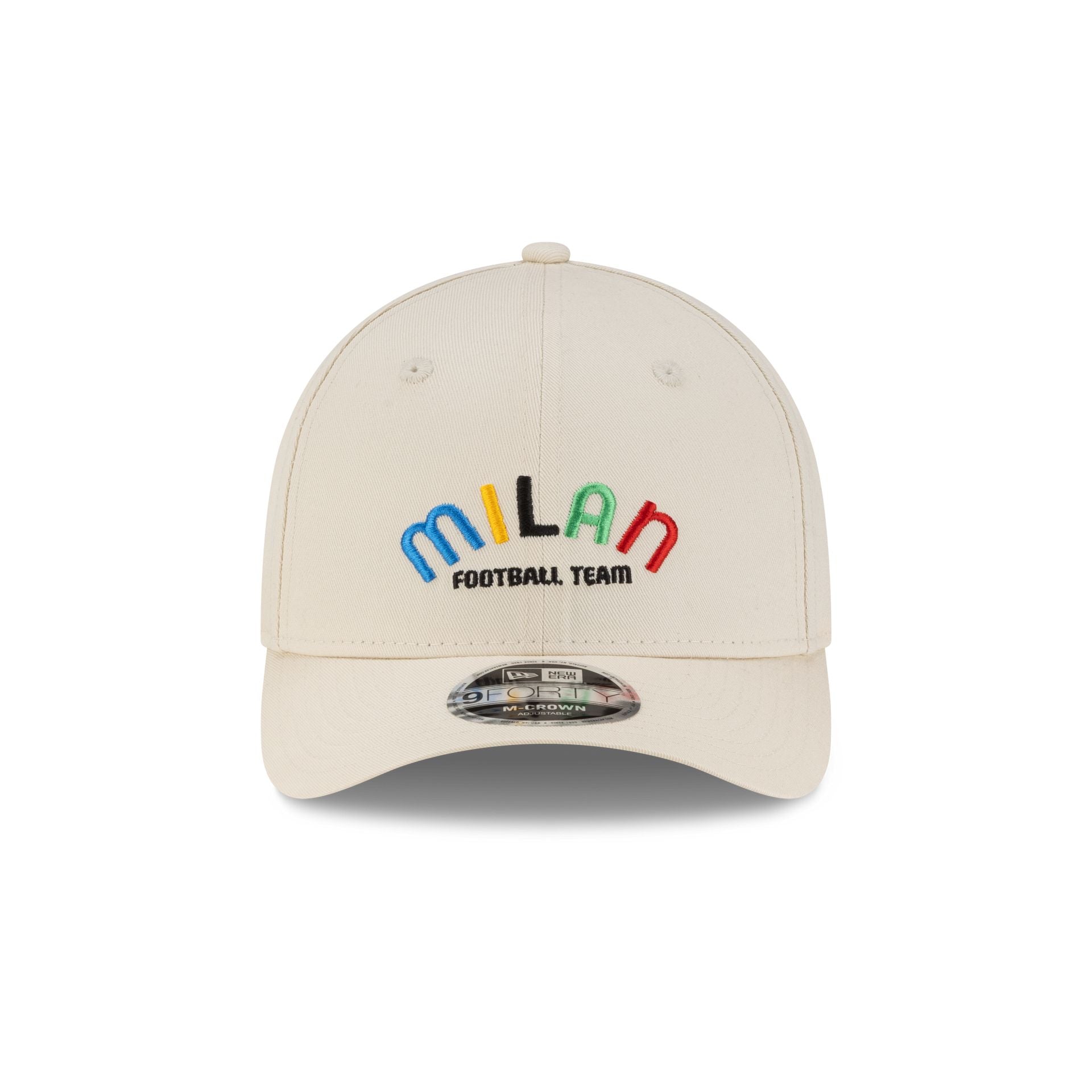 AC Milan Wordmark Chrome 9FORTY M-Crown Snapback Hat