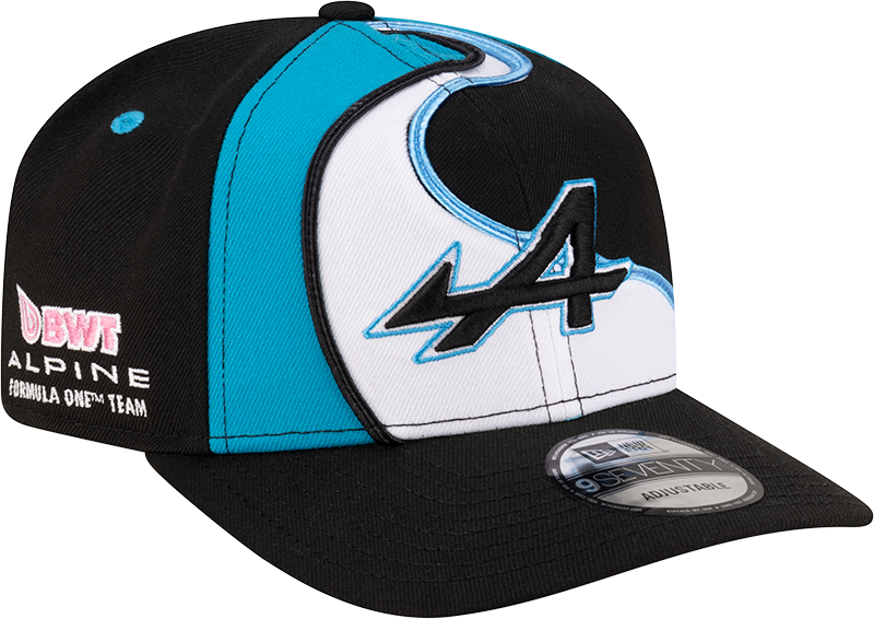 2025 Miami Race BWT Alpine F1 Team Blue Black 9SEVENTY Stretch-Snap Hat
