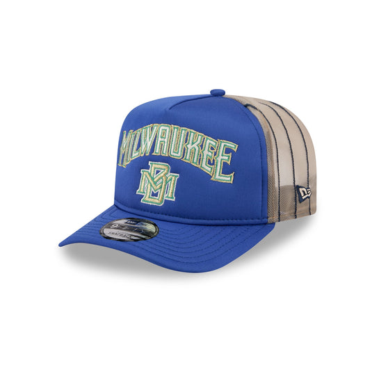 Milwaukee Brewers Arched 9FIFTY A-Frame Snapback Hat - New Era Cap