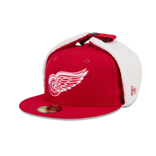 Detroit Red Wings Classic Dog Ear 59FIFTY Fitted Hat - New Era Cap