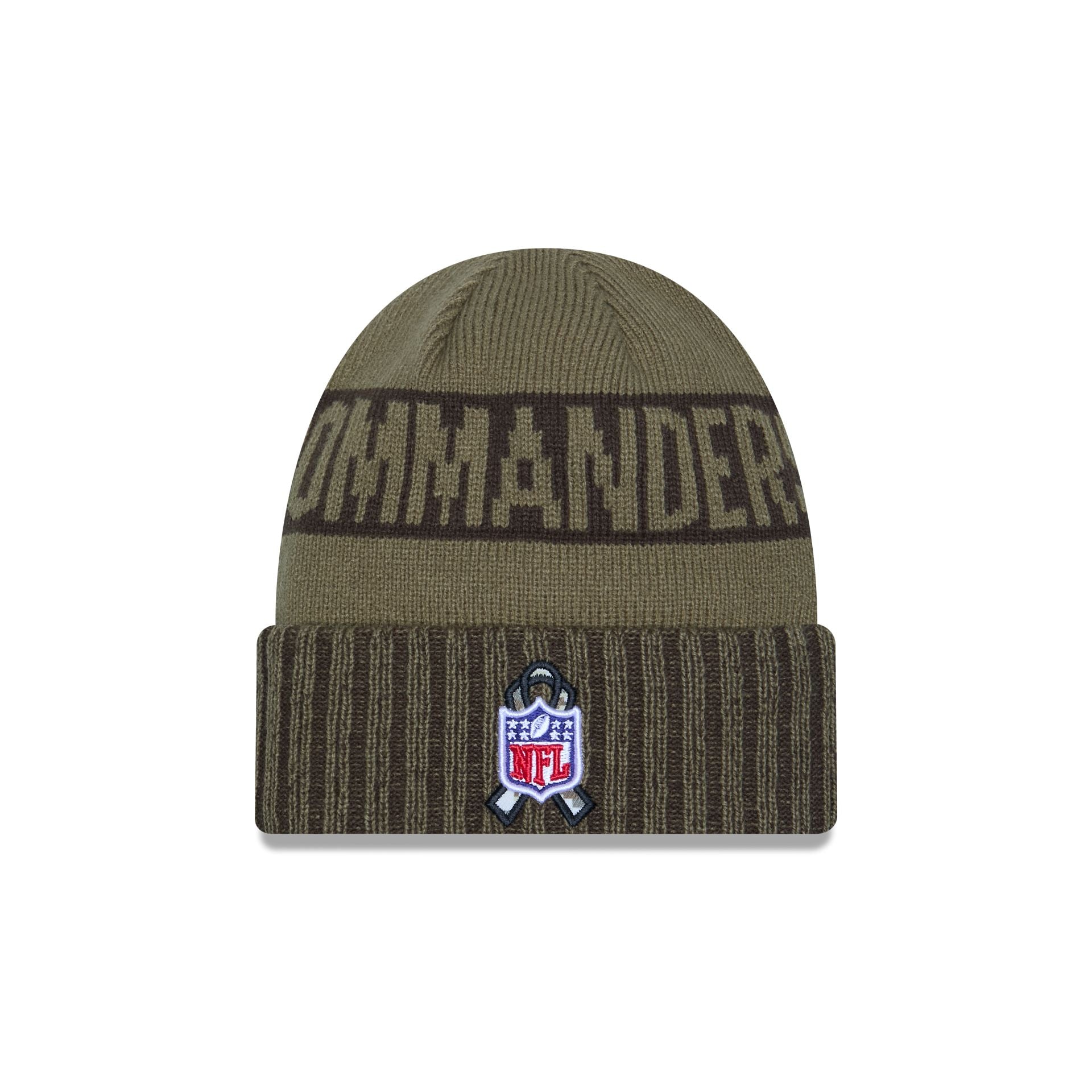 Washington Commanders 2025 Salute to Service Cuff Knit Hat