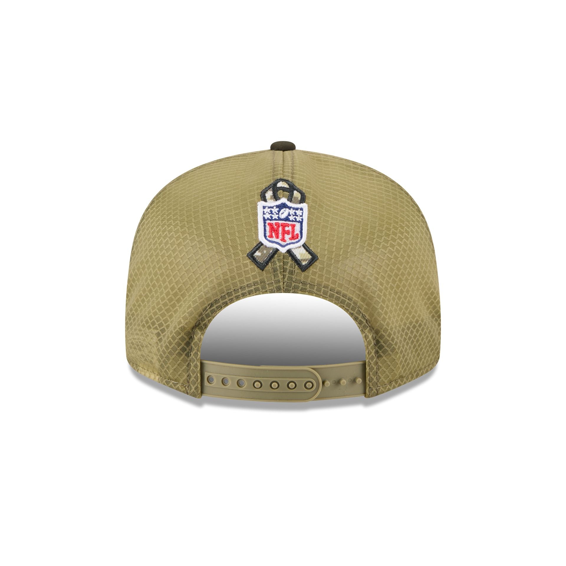Houston Texans 2025 Salute to Service Split Panel 9FIFTY Trucker Hat