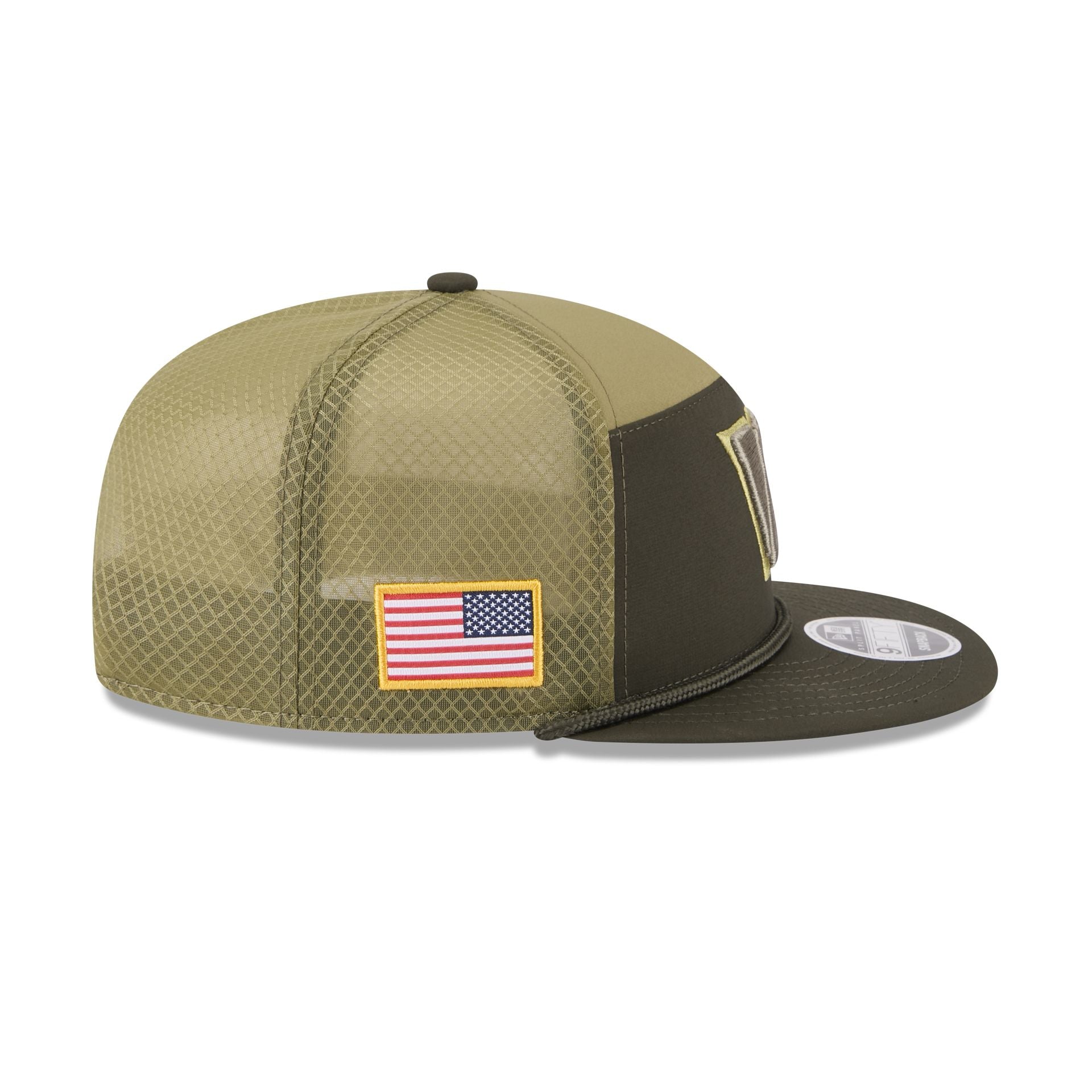 Washington Commanders 2025 Salute to Service Split Panel 9FIFTY Trucker Hat
