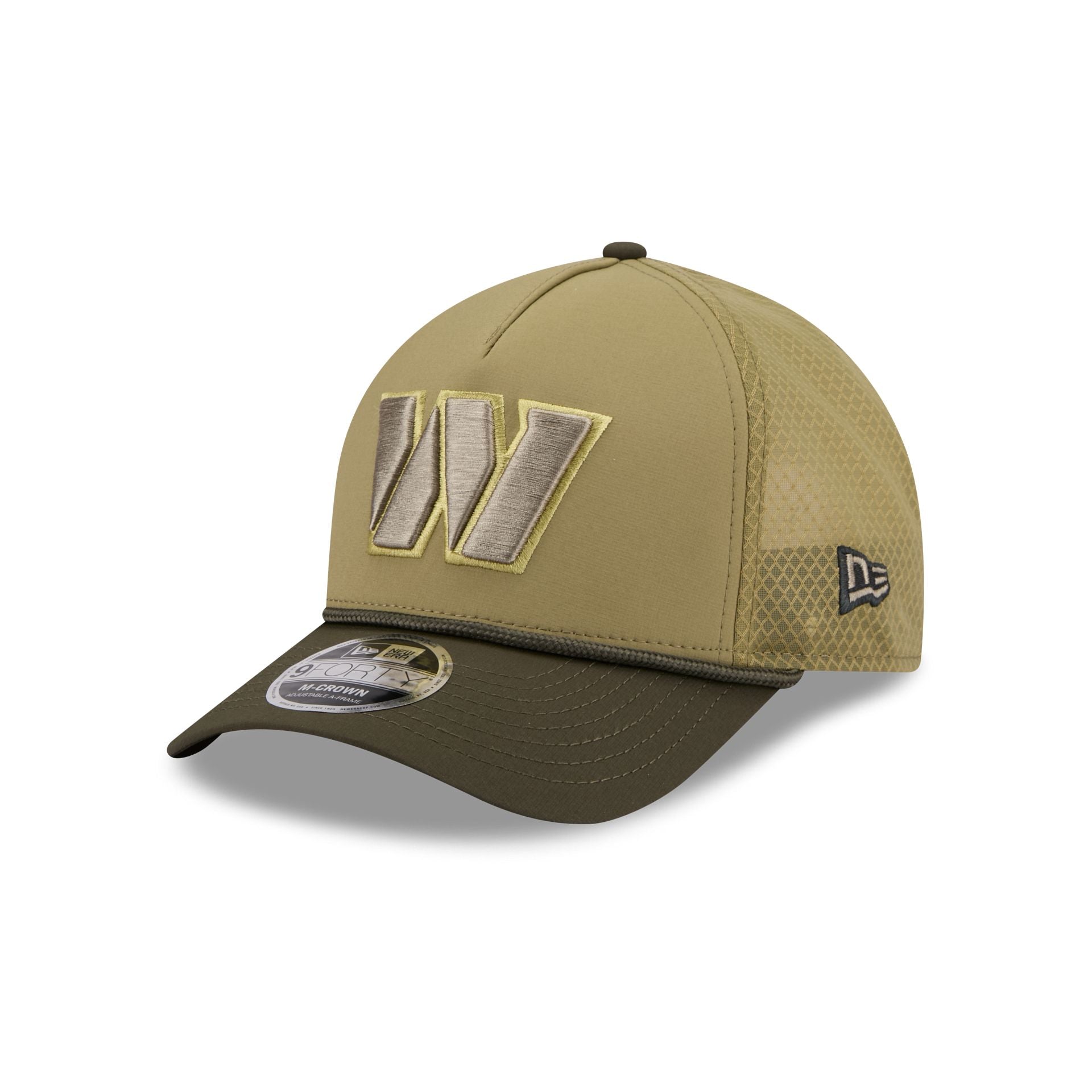 Washington Commanders 2025 Salute to Service 9FORTY M-Crown A-Frame Trucker Hat