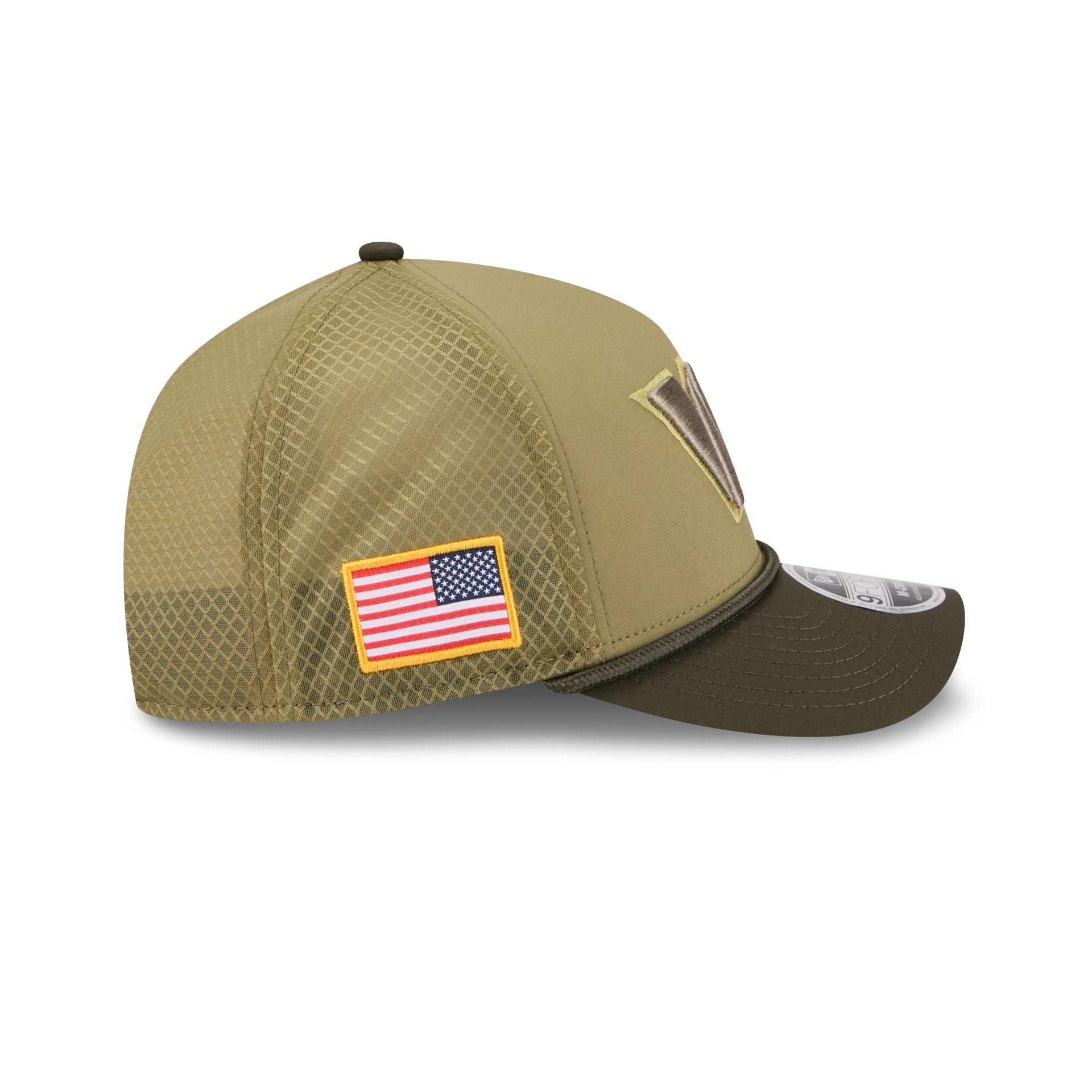 Washington Commanders 2025 Salute to Service 9FORTY M-Crown A-Frame Trucker Hat