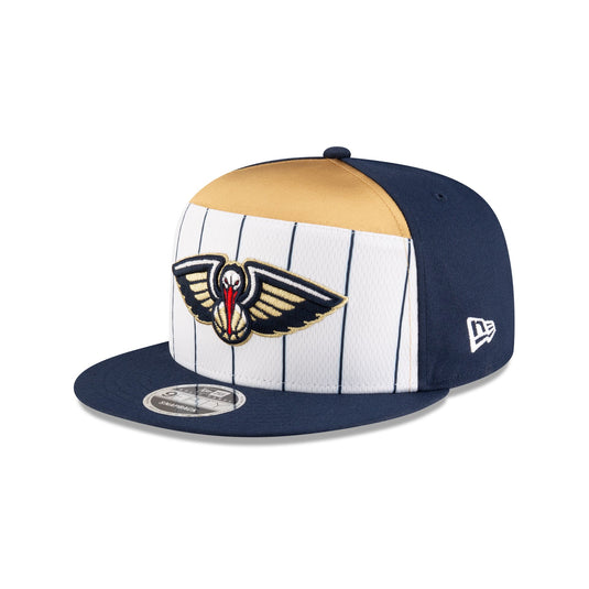 New Orleans Pelicans 2025 Tip-Off Split Panel 9FIFTY Snapback Hat - New Era Cap