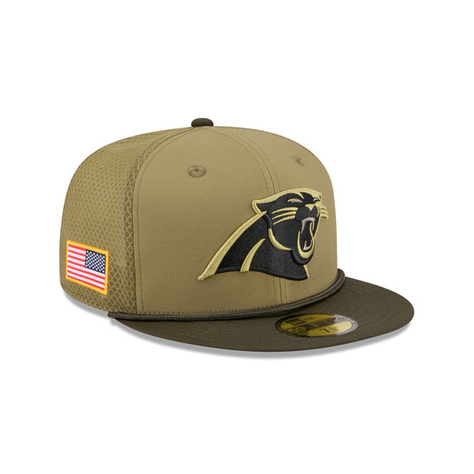 Carolina Panthers 2025 Salute to Service 59FIFTY Fitted Hat - New Era Cap